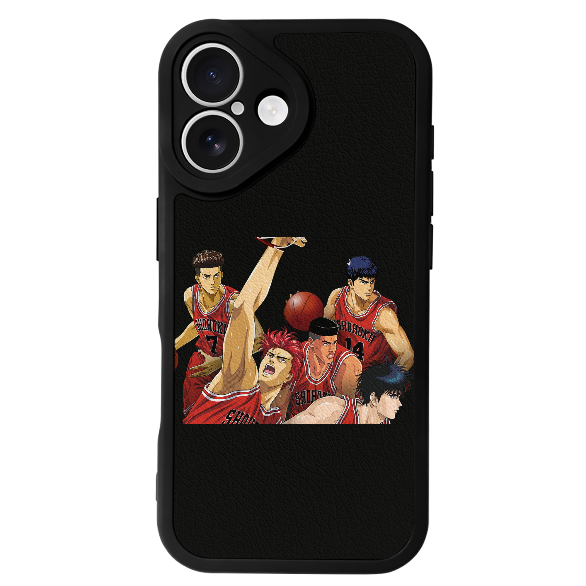 （画像用） SLAM DUNK／スラムダンク 【iPhone 16シリーズ対応】シリコンスマホケース（レザー調） 材質：シリコン